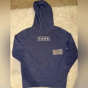 NWT mens VANS blue hoodie